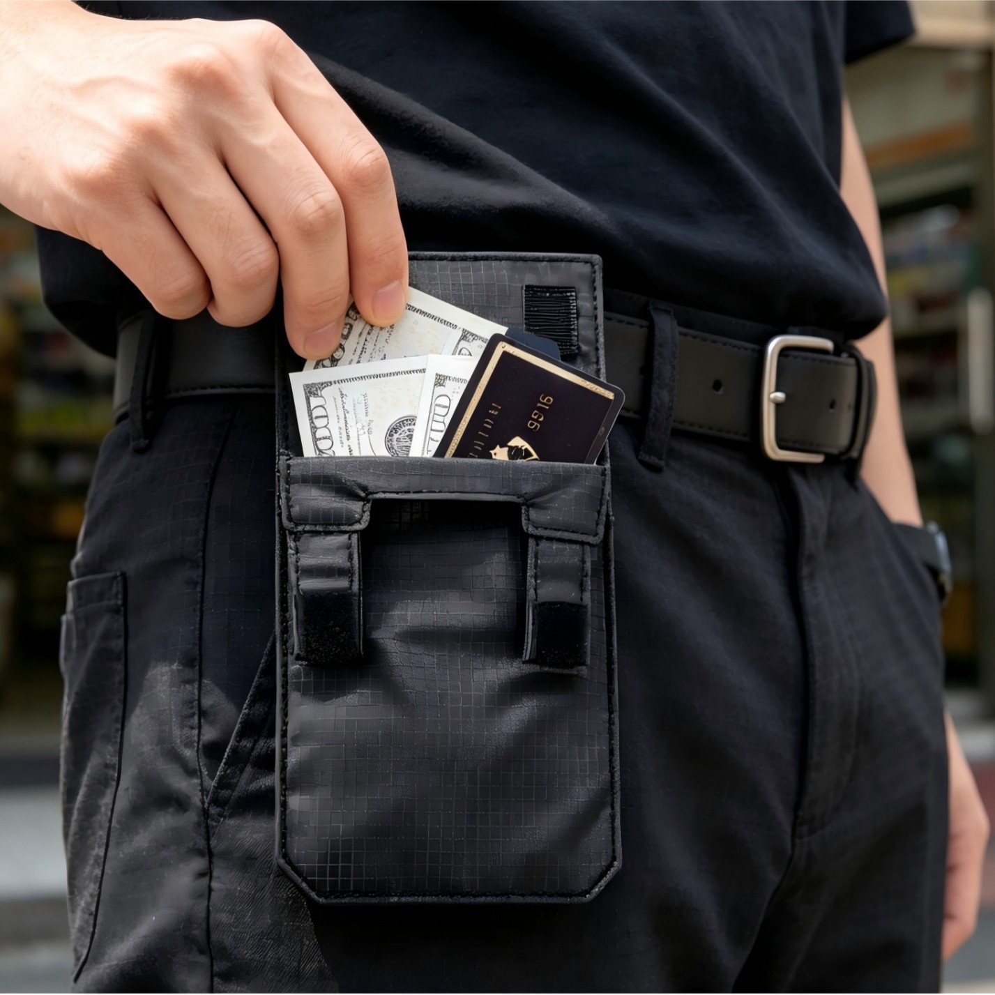 Travel Accessories Wallet - حزام نقود مخفي للسفر، حقيبة خصر