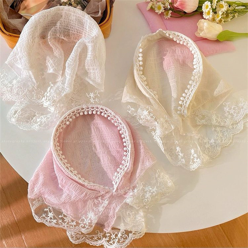 وشاح عصابة رأس من الدانتيل لعا - مراجعة Travel Accessories Aesthetic وسعره